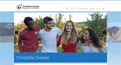 Desktop Screenshot of christlichedienste.de
